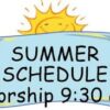 Summer Worship and Office Hours